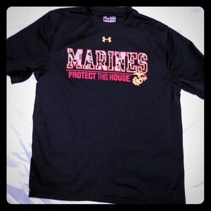 MARINES under armour Dri-fit tee